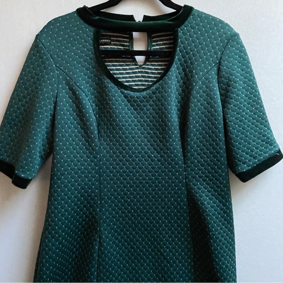 Shelley Klassen quilted velvet tunic dress Sz XL - Picture 4 of 12